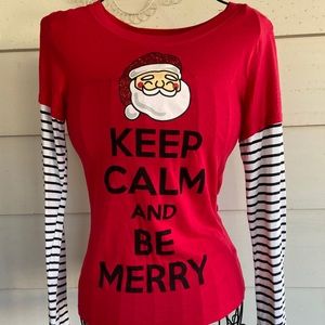 Keep Calm and Be Merry Longsleeve